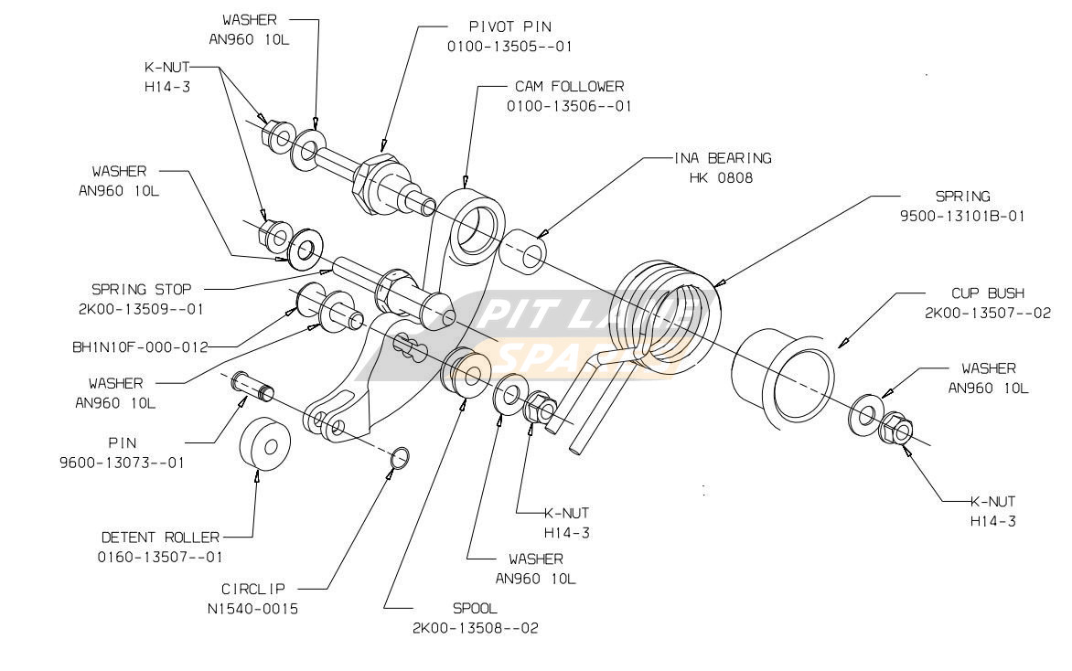 SELECTOR DETENT ASSY